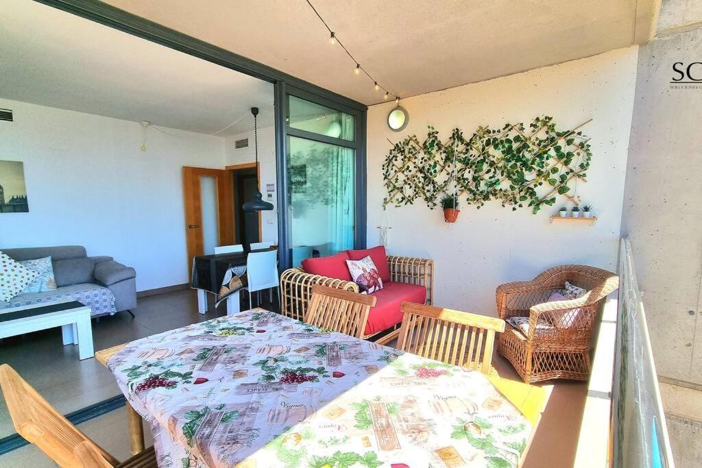 貝尼多姆Terraza Chill Out! Torres D' Oboe公寓 外观 照片